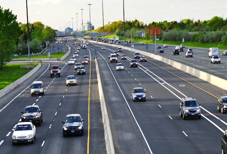 Autostrada traffico 