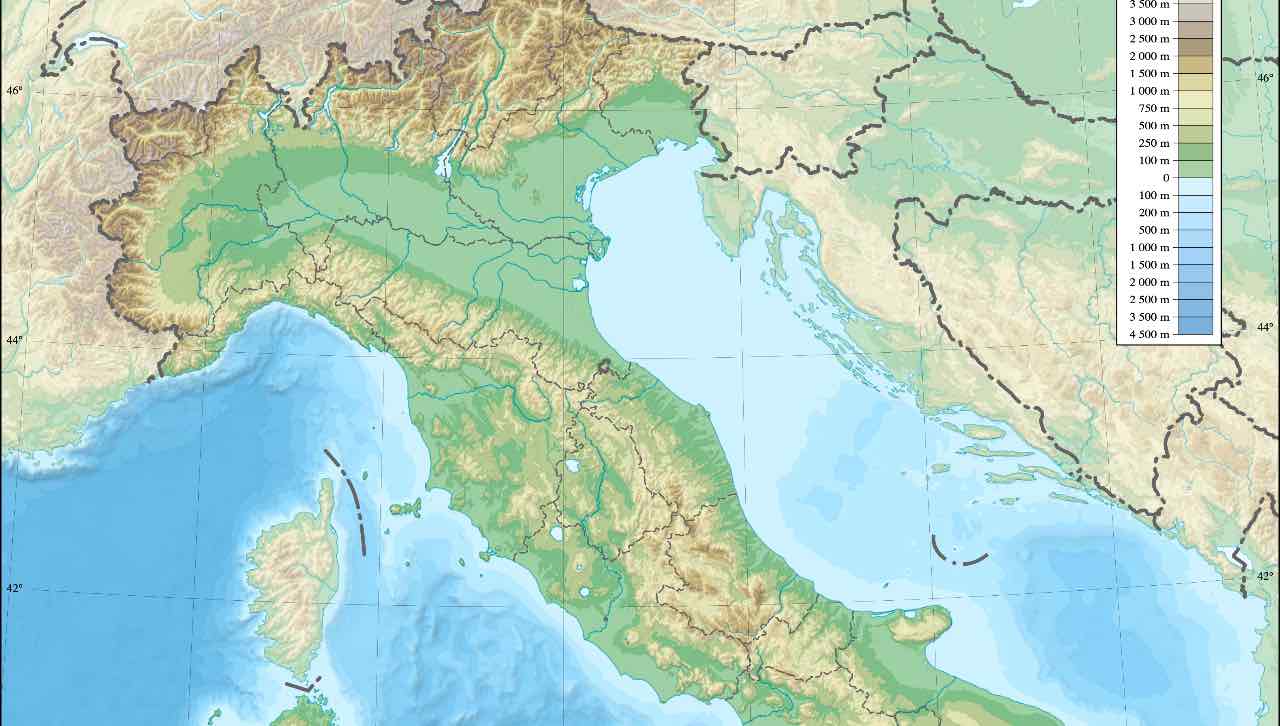 cartina geografica italia - wikipedia - corrierecomo